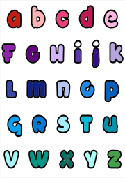 匿名 根据《coloriage-enfant-alphabet-style-nuages》创作