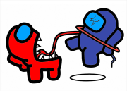 Creation by Jean-François from Un personnages Among Us en mange un autre