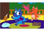 Creation by Jean-François Aristide from Joli coloriage de Bluey