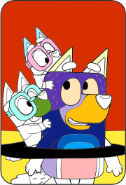 Creación de Anónimo a partir de Coloriage facile de Bluey