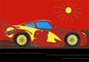 Werk von Anonym nach Coloriage de Cars 3 à imprimer gratuitement