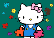Creation by Jean-François from Hello Kitty fait un Puzzle