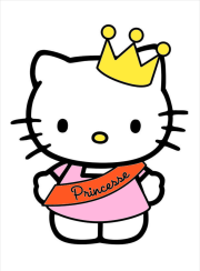 Creation by Jean-François from Image de Hello Kitty à télécharger et colorier