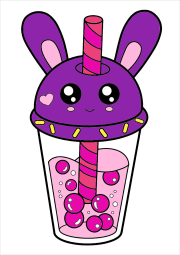 Werk von Anonym nach Bubble Tea Kawaii