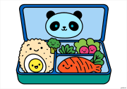 Pewe 根据《Repas dans une boîte》创作