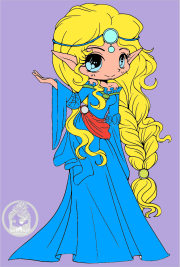 Werk von Pewe nach Princesse Elfe d'Ecosse