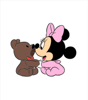 Creation by Jean-François Aristide from Bébé Minnie et son doudou