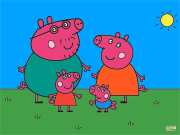 Werk von Jean-François nach Peppa Pig et sa famille