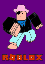 Werk von Anonym nach Roblox : personnage avec un cache oeil de pirate