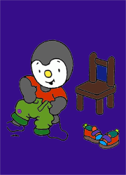 Creation by Jean-François Aristide from Image de T'choupi à télécharger et colorier
