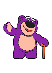 Lotso, le méchant ours rose de Toy Story 3 をぬった Jean-François さんの作品