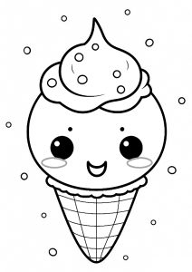Coloriages à imprimer : Glace