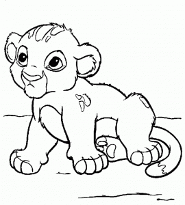Coloriages à imprimer : Simba
