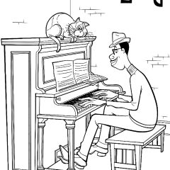 供儿童打印的彩页 : 心灵奇旅