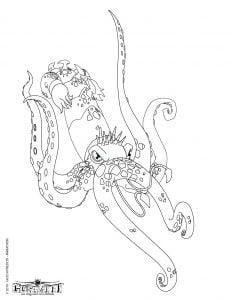 戈尔米蒂涂色画下载 (儿童着色 : 戈米蒂)