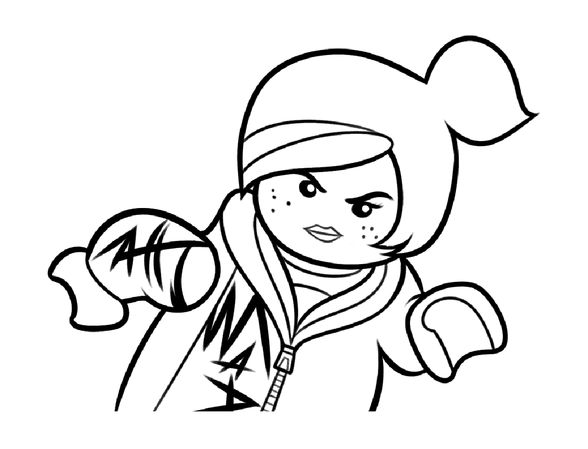 乐高大电影免费下载涂色画 (供儿童打印的彩页 : 乐高大电影)