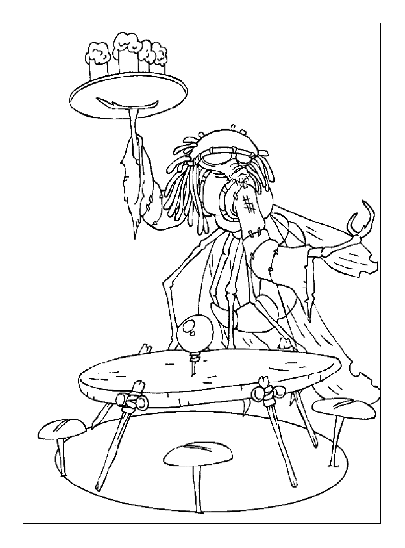 亚瑟和迷你王国免费下载涂色画 (供儿童打印的彩页 : 亚瑟)