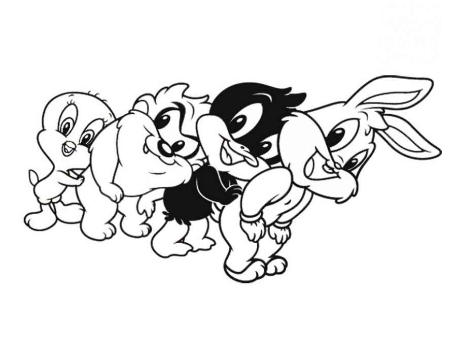 乐一通儿童填色画 (供儿童打印的彩页 : 兔宝宝)