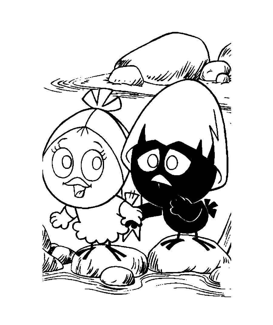 免费可打印的卡利梅罗填色画 (供儿童打印的彩页 : 卡利梅罗)