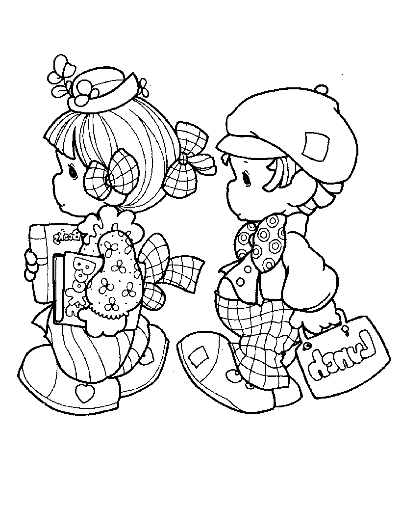 珍贵时刻儿童涂色 (供儿童打印的彩页 : 珍贵时刻)