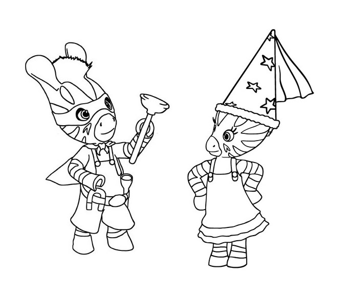 免费打印的Zou涂色画 (供儿童打印的彩页 : 祖)