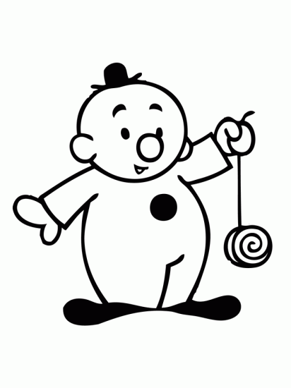 邦巴图片下载与涂色 (供儿童打印的彩页 : 笨巴)