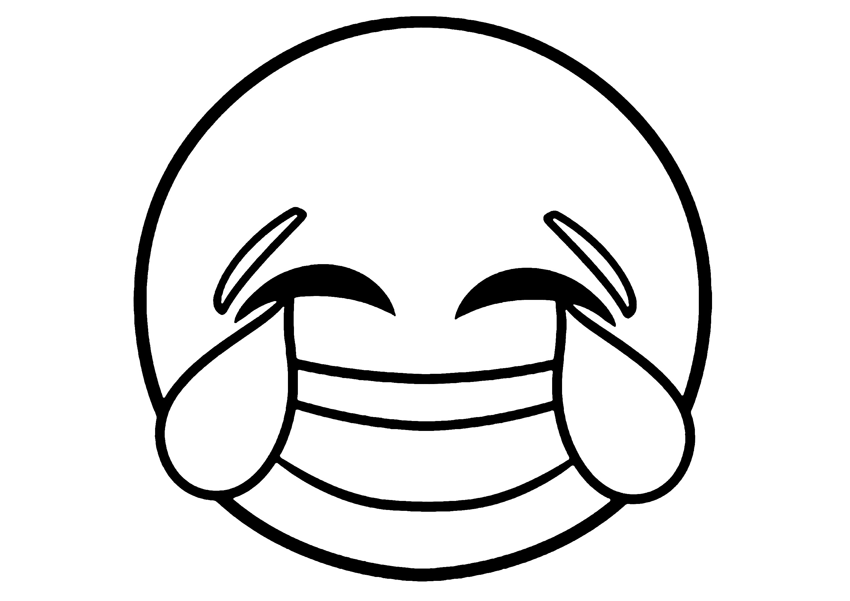 表情包笑死 (供儿童打印的彩页 : 表情符号)