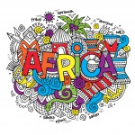Dibujos de  África para colorear