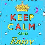 Dibujos de  Keep Calm para colorear