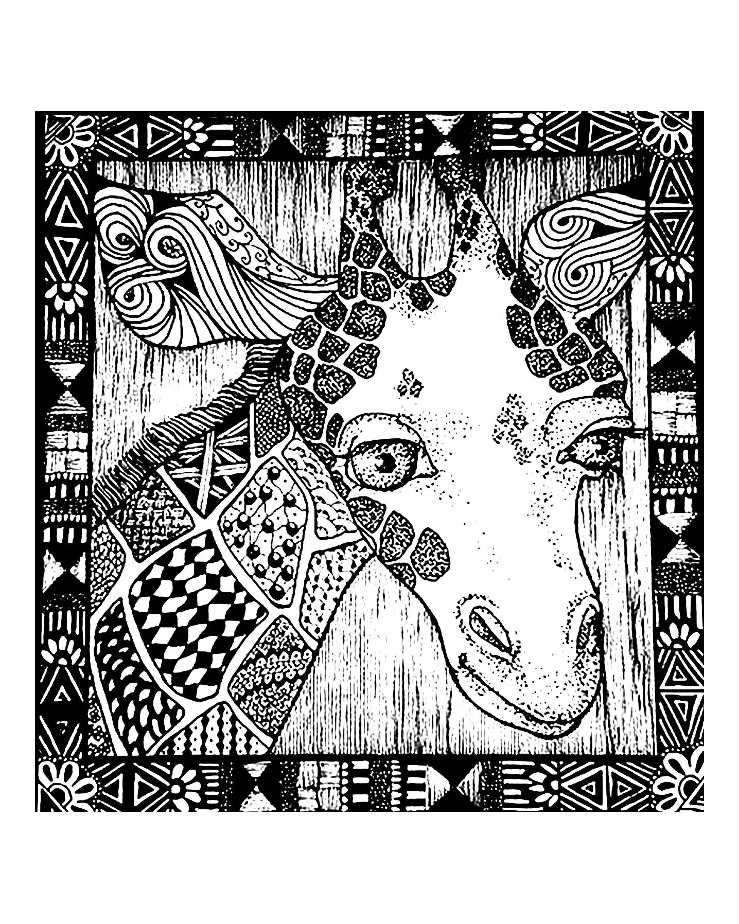Africa-64171 (Página de África para imprimir para adultos)