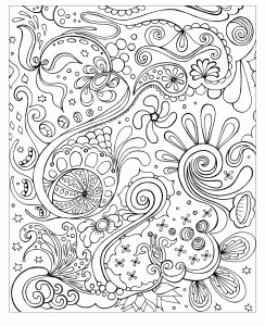 Flores de estramonio (Página Anti-stress / Zen  para imprimir)