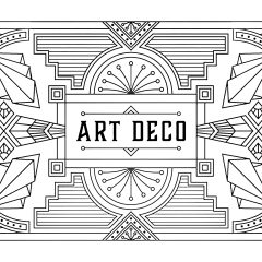 Páginas de Art deco para imprimir para adultos