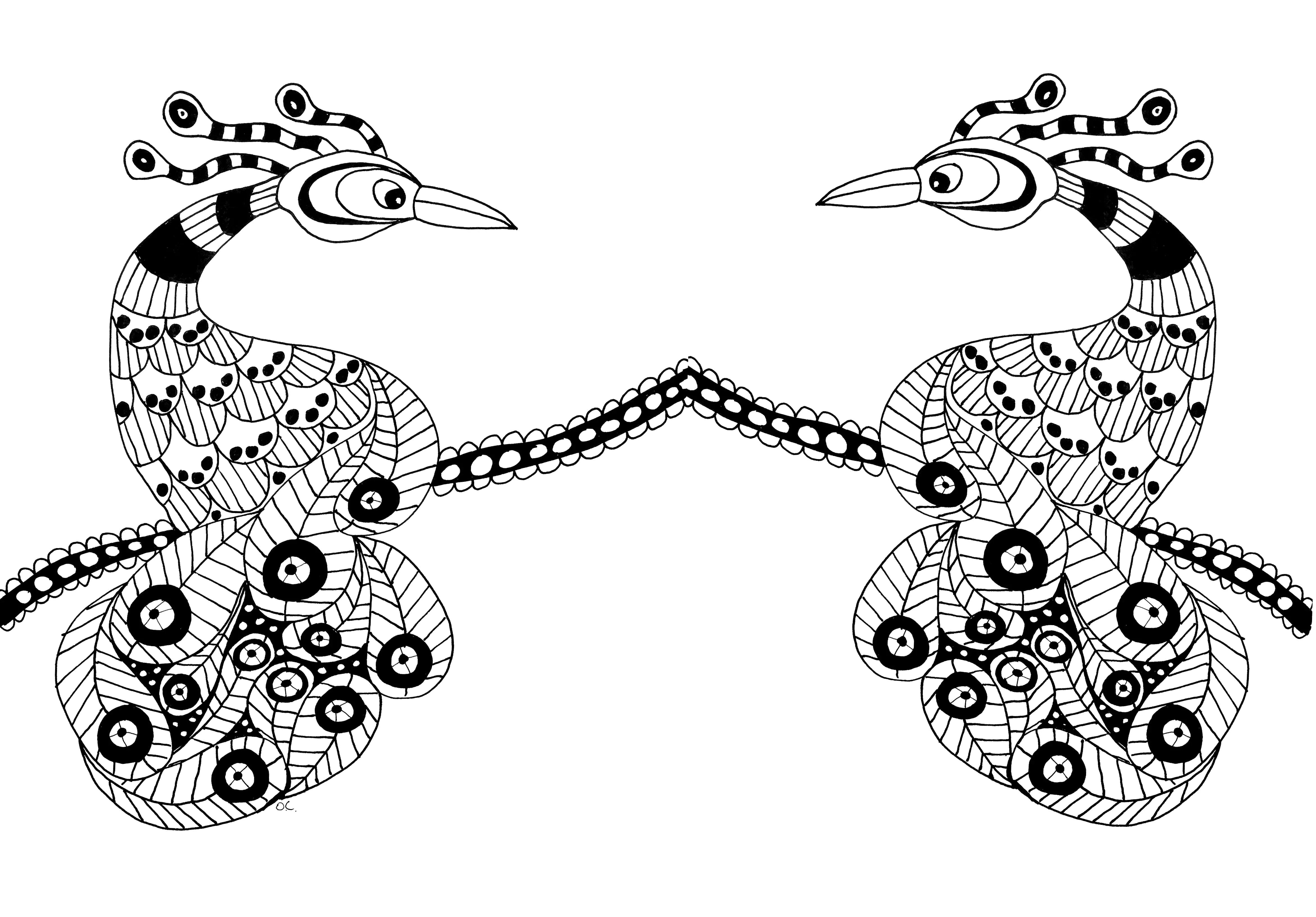 Aves-77530 (Página para imprimir para adultos)