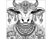 Dibujos de  Vacas para colorear