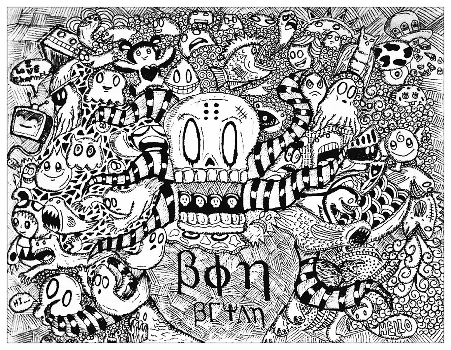 Doodle-art-doodling-77114 (Página de Doodle art / Doodling para imprimir para adultos)