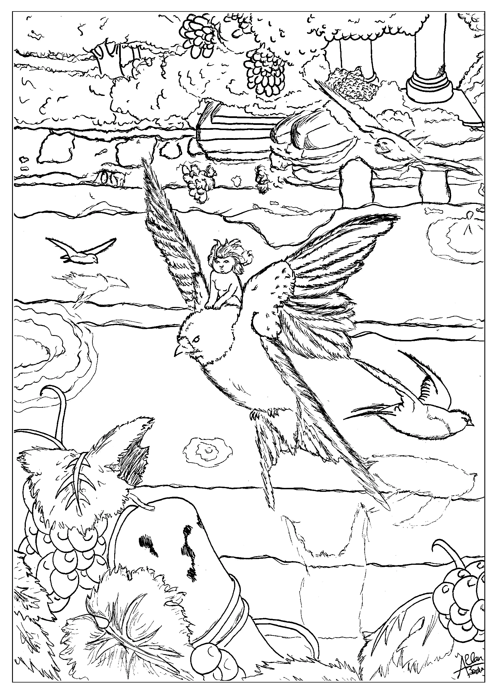 Fairy-tales-21114 (Página de Fairy Tales para imprimir para adultos)