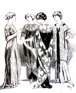 Grabado de moda de 1915 (Femina)