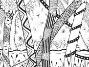 Páginas de Selva y bosque para imprimir para adultos