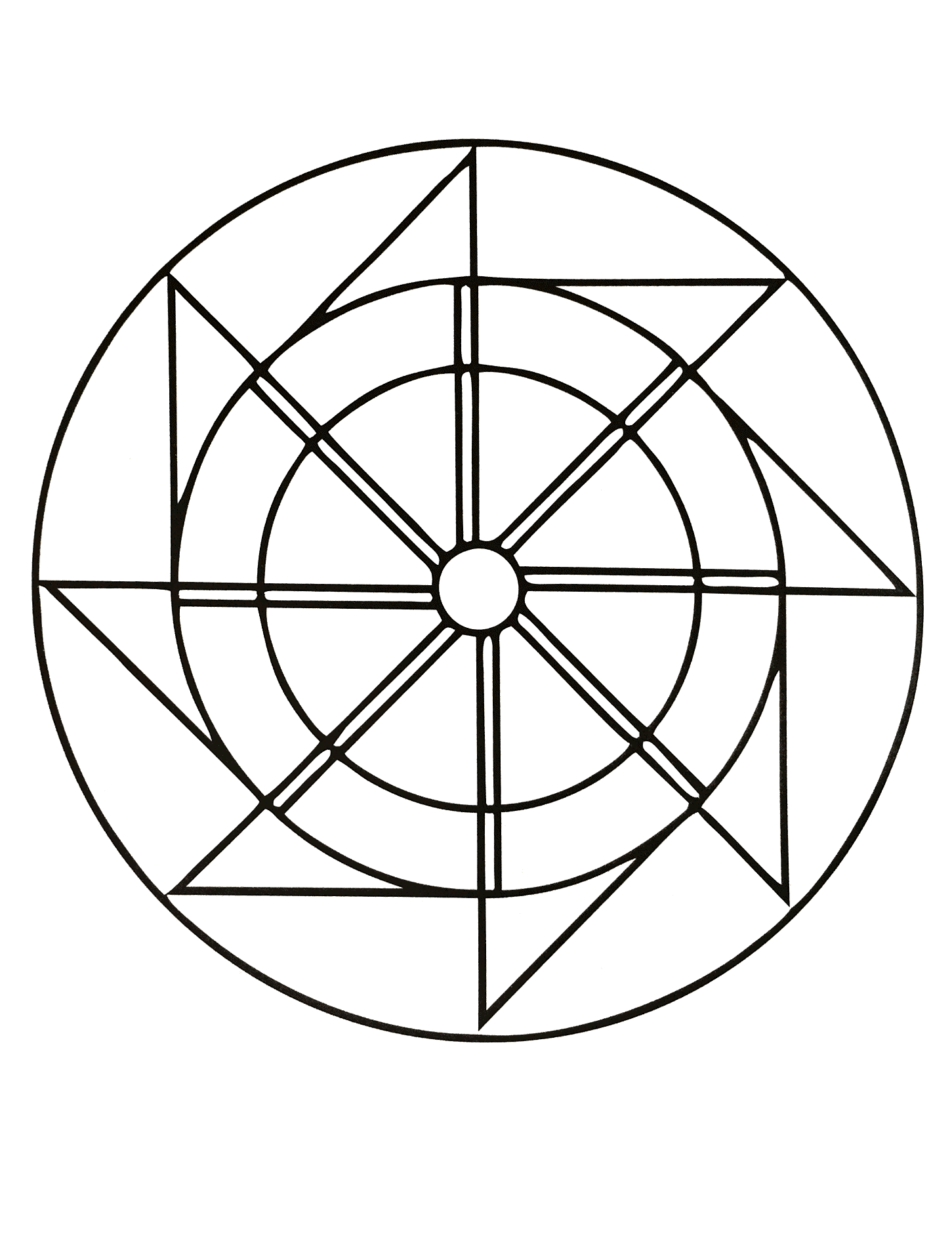Mandalas - 16455 (Página para imprimir para adultos)