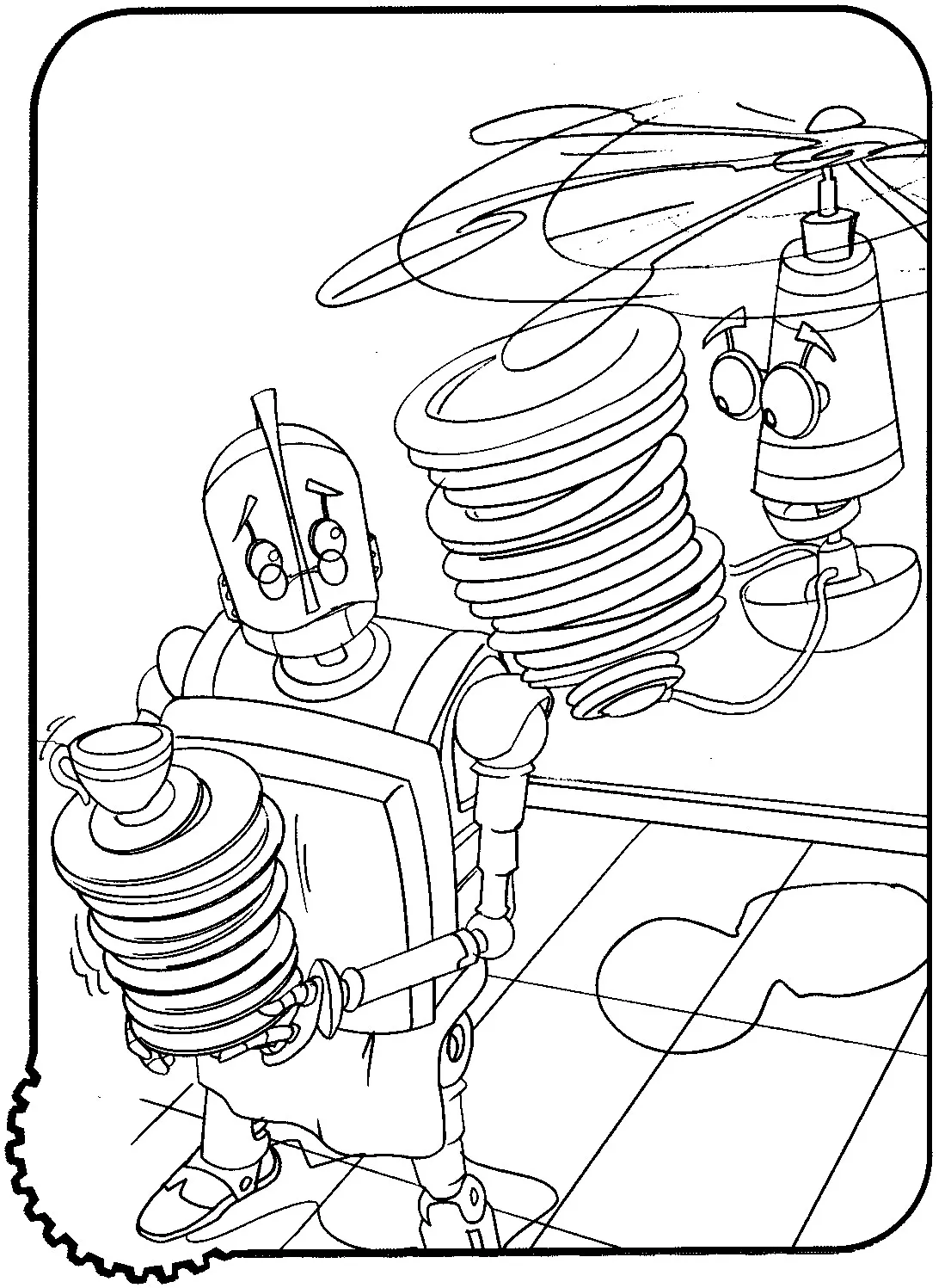 Robots - 62457 (Página para imprimir para adultos)