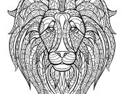 Dibujos de  Leones para colorear