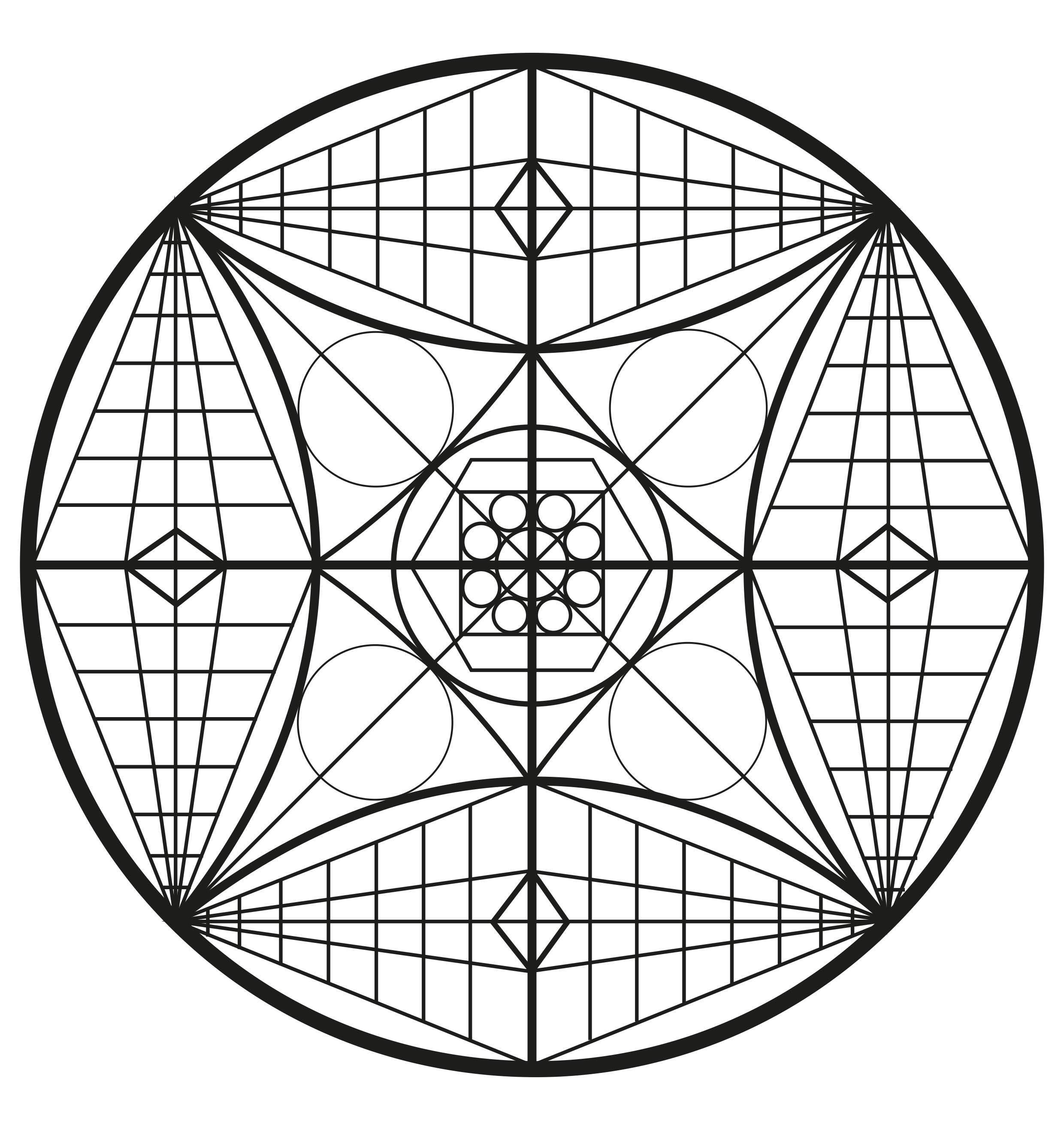 Página de para imprimir : Mandala abstracto complejo Página de para imprimir para adultos : Mandala abstracto complejo