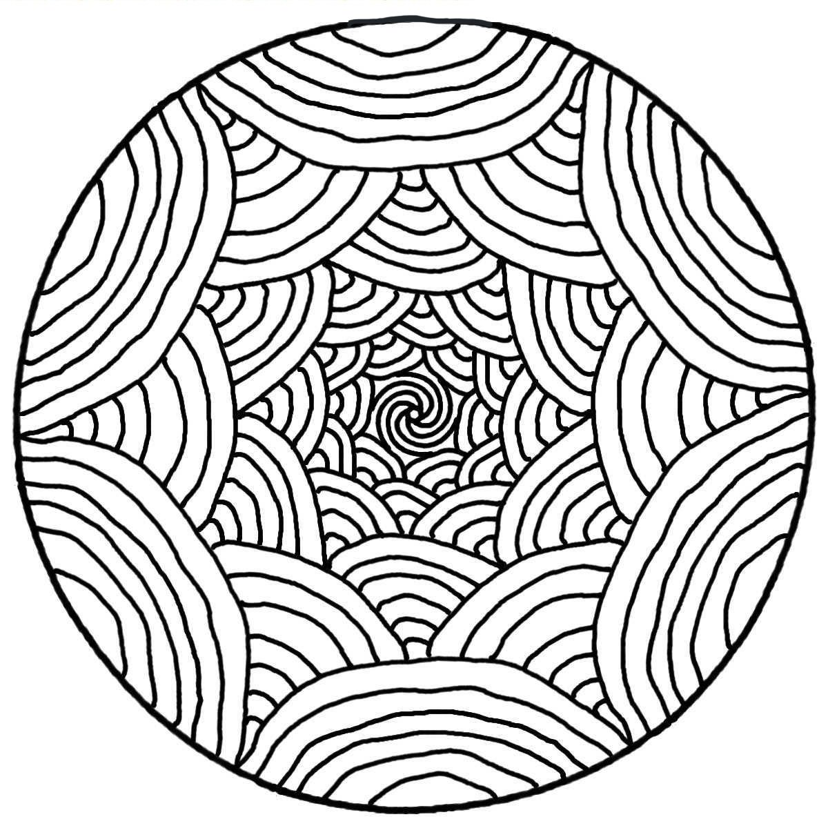 Página de para imprimir : Mandala Página de para imprimir para adultos : Mandala