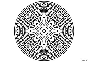 Saldo Normal (Página de Mandalas  para imprimir)