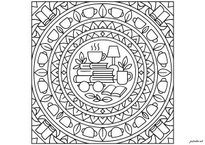 Mandala Diario (Página para imprimir)