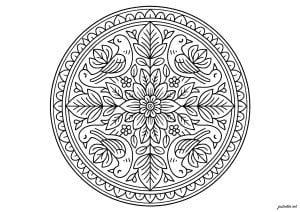 Complejo Mandala Natural (Página para imprimir)