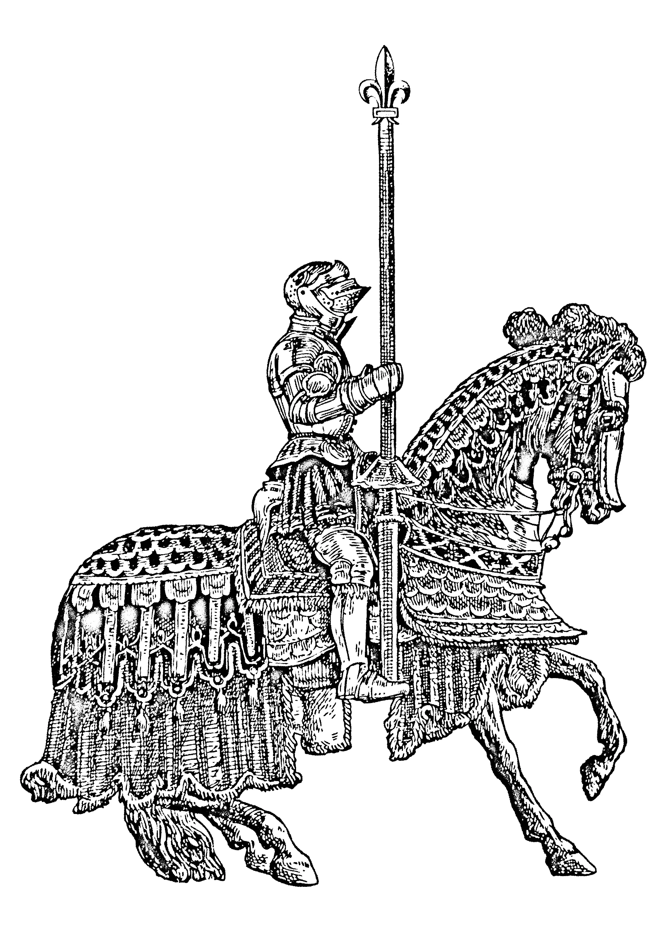 Edades-medias-9932 - Páginas de Edades medias para imprimir, image size:2188x3019