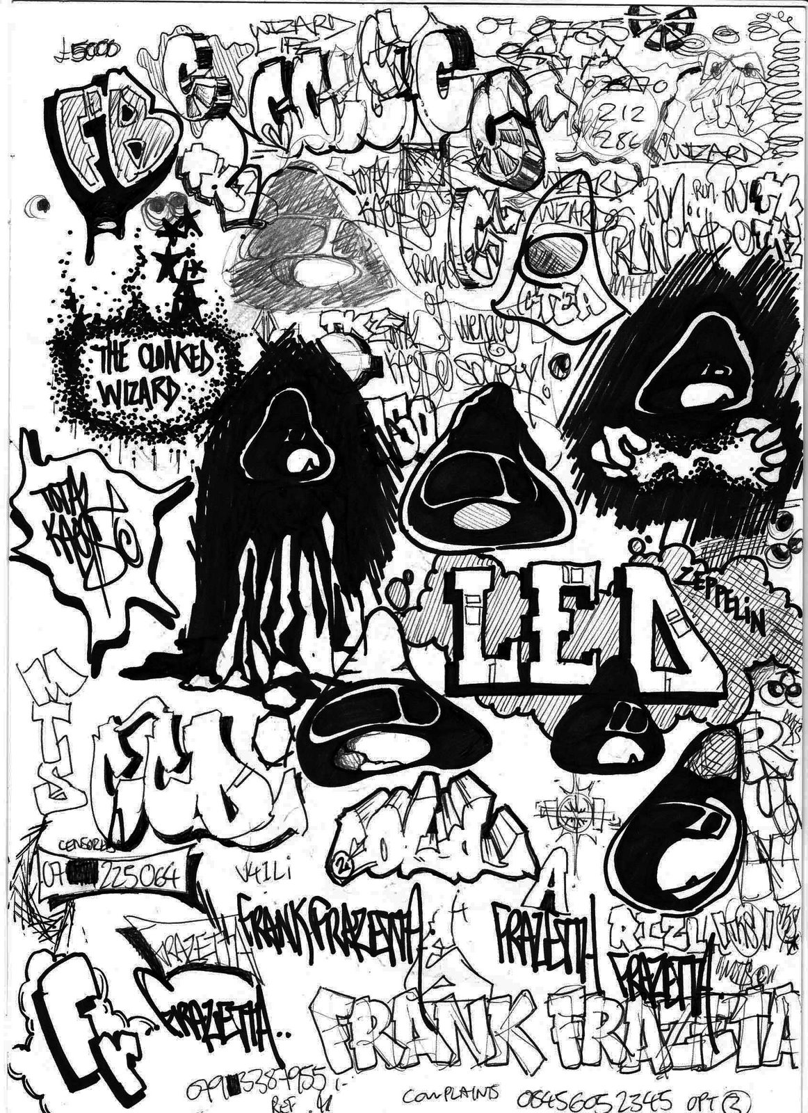 Leyendas-y-graffitis-87691 - Páginas de Leyendas y graffitis para imprimir, image size:1162x1600