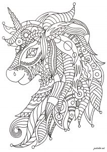 Zentangle Unicornio