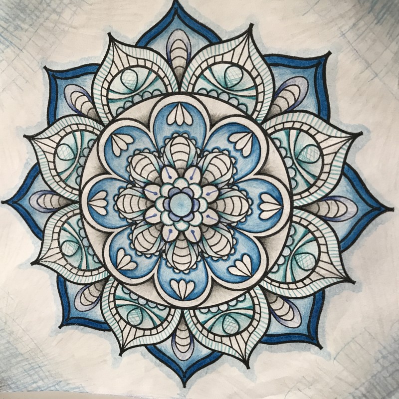 Creation pormissie, dibujo para colorear de la galería Mandalas